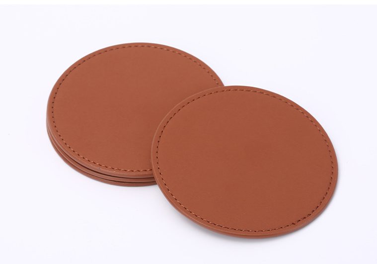 Elegant 4-piece coaster set for stylish home protection