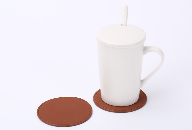 Elegant 4-piece coaster set for stylish home protection