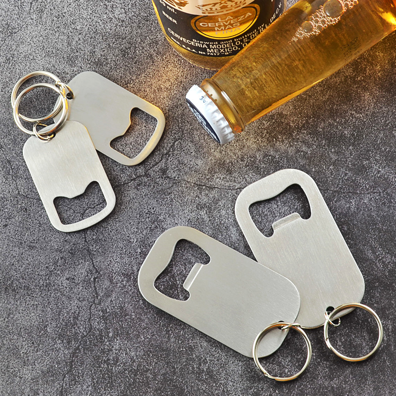 Durable stainless steel bottle opener for effortless beverage access