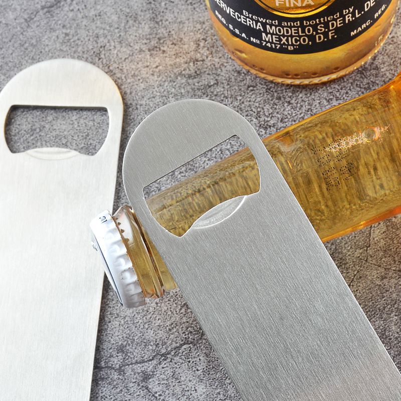 Durable stainless steel bottle opener for effortless beverage access