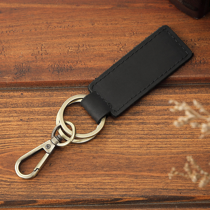 Genuine Leather Keychain - Stylish & Durable