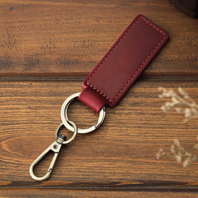 Genuine Leather Keychain - Stylish & Durable