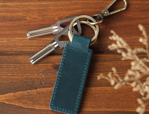 KR1020RL – GENUINE LEATHER KEYCHAIN