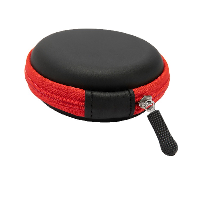 round shape eva zipper bag for earphone